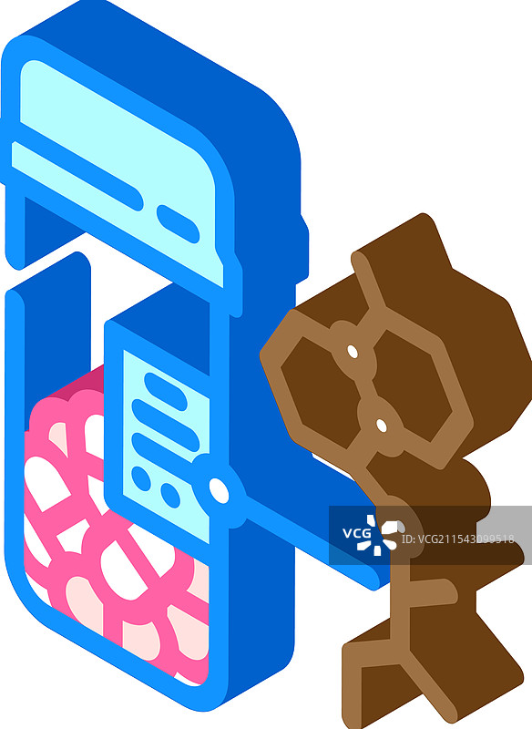 更年期女性疾病等距图标图片素材