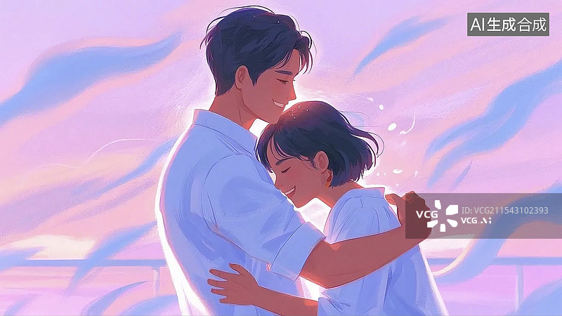 【AI数字艺术】七夕节情人节浪漫爱情恋爱图片素材