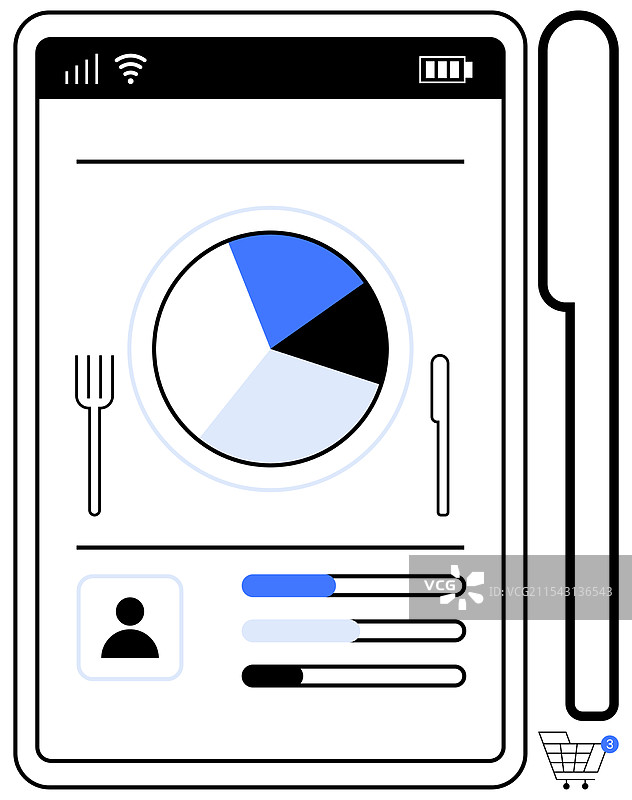基于数字餐饮平板的餐点点餐系统图片素材