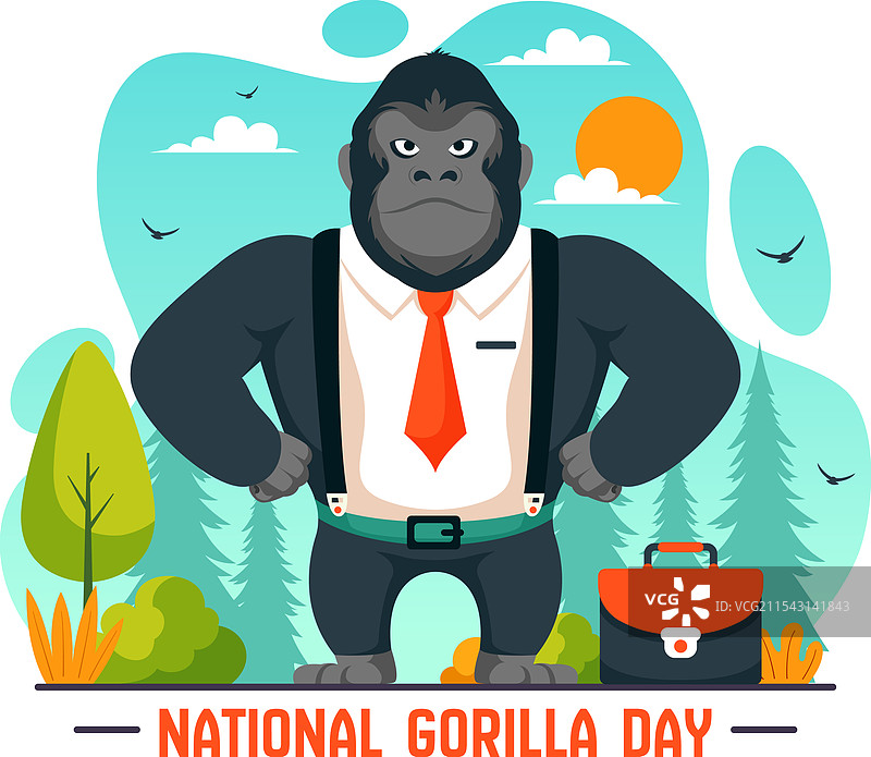 1月31日的全国大猩猩服装日，特色展示图片素材