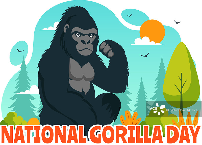 1月31日的全国大猩猩服装日，特色展示图片素材