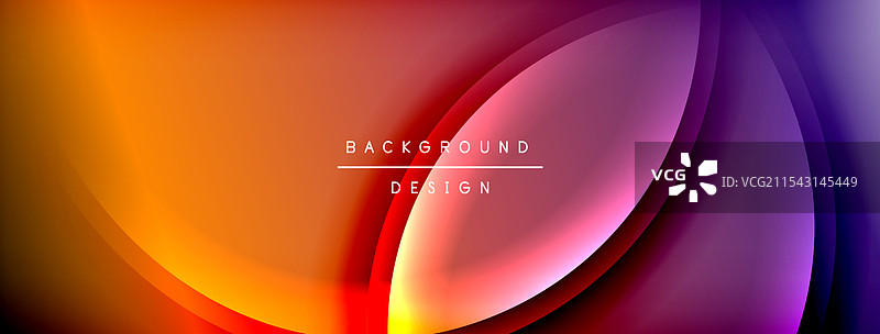 渐变和阴影波浪线几何背景图片素材