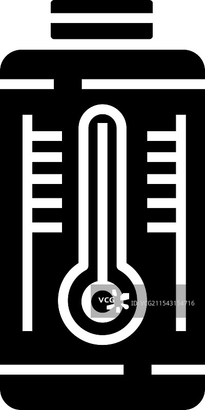 电子温度计系统轮廓图片素材