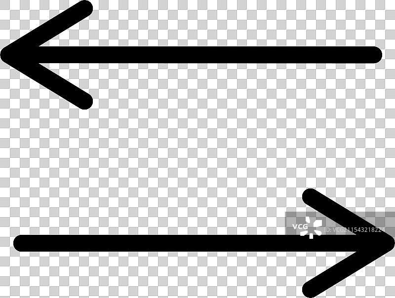 线性风格的转移箭头图标图片素材