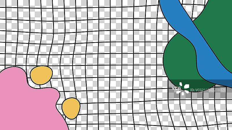 扭曲的Y2K儿童抽象背景图片素材