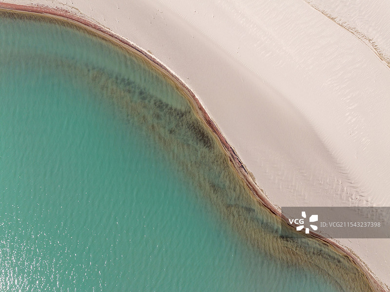 南疆白沙湖图片素材