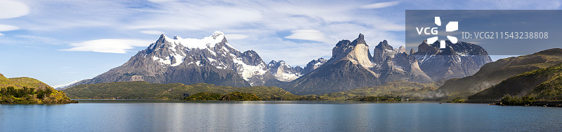 百内国家公园全景图片素材