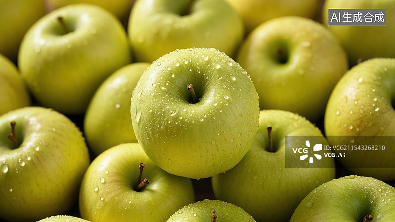 【AI数字艺术】黄元帅黄色苹果图片素材