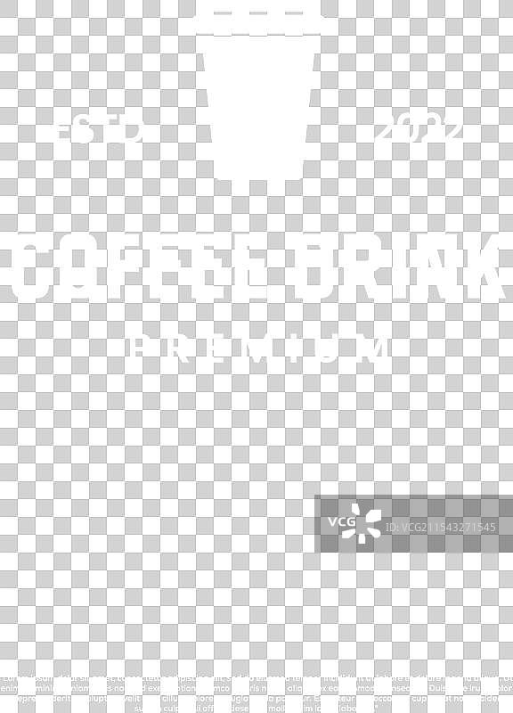 复古时尚的咖啡杯标志设计图片素材