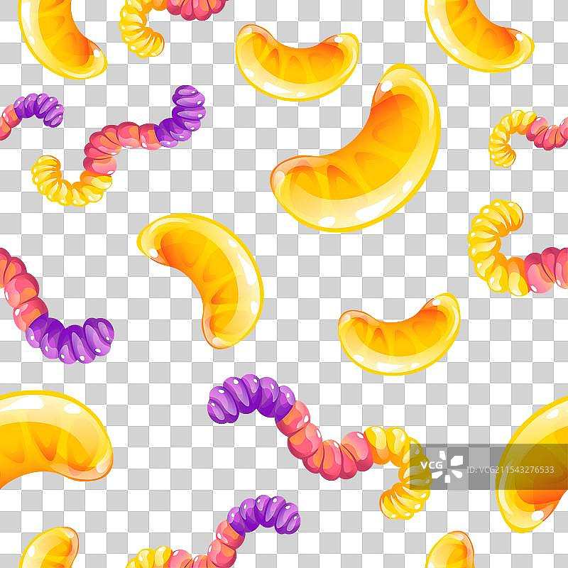 鲜艳的糖果和软糖图案图片素材