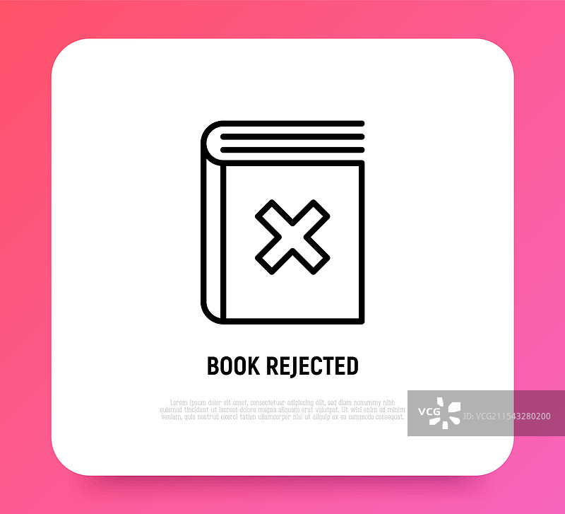 拒绝出版一本被禁书籍的瘦书图片素材