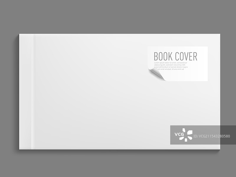 3D空白杂志或小书封面图片素材