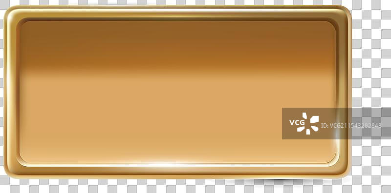 大金色矩形框架孤立在黑色背景上图片素材