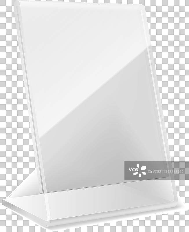 3D亚克力或塑料桌面展示架支架图片素材