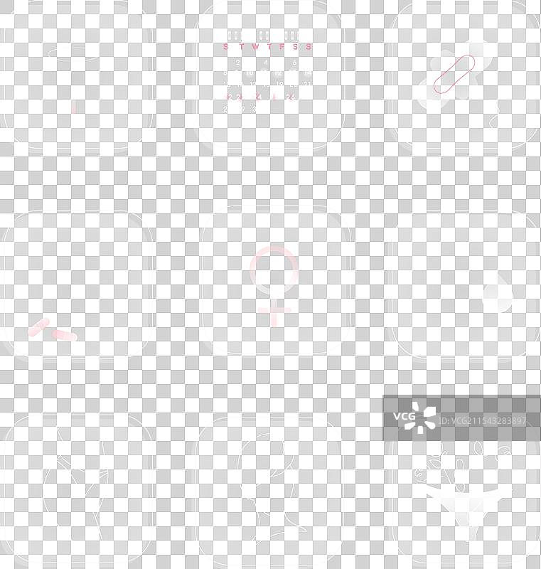 女性月经周期图标集合图片素材