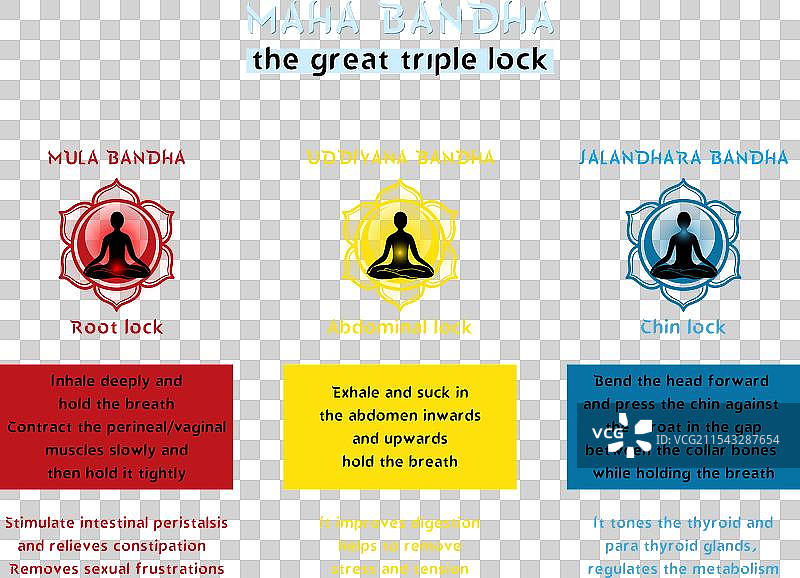 瑜伽海马班达信息图海报图片素材