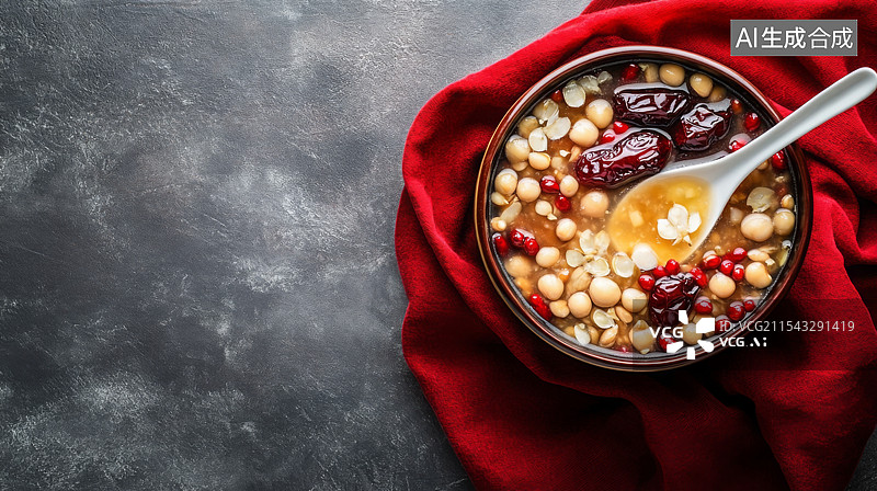 【AI数字艺术】腊八粥图片素材