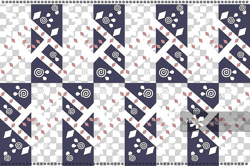 传统几何图案无缝面料设计图片素材