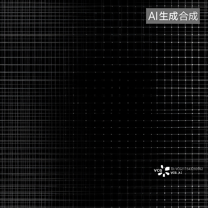 【AI数字艺术】黑底上分布明亮光点的抽象图案四方连续循环无缝拼接背景图片素材