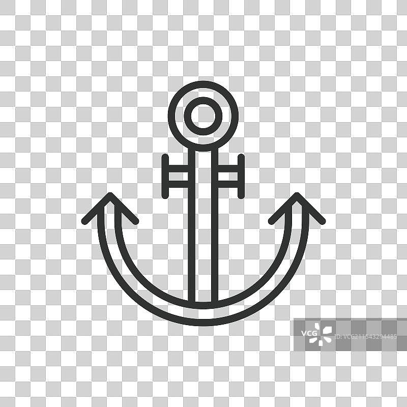 船锚线条设计 船锚 航海图片素材