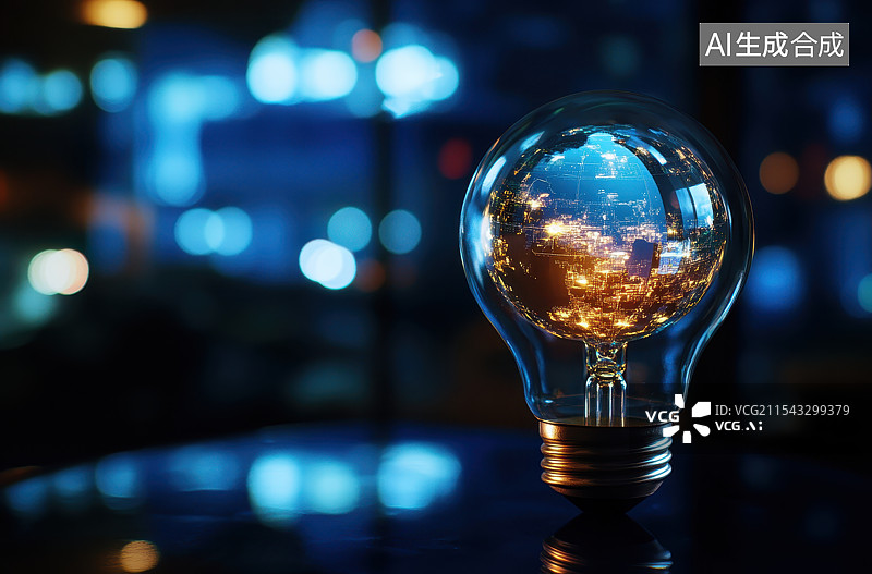 【AI数字艺术】战略商业创意概念用于创新规划和规划创意竞赛概念背景，地球一小时活动背景，节能环保主题背景图片素材