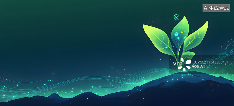 【AI数字艺术】植物 人工培养图片素材