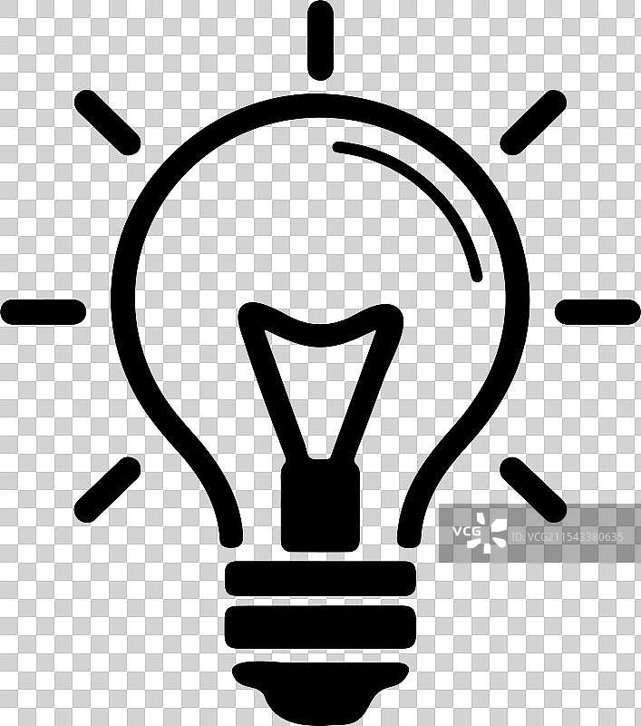 灯泡图标艺术图片素材