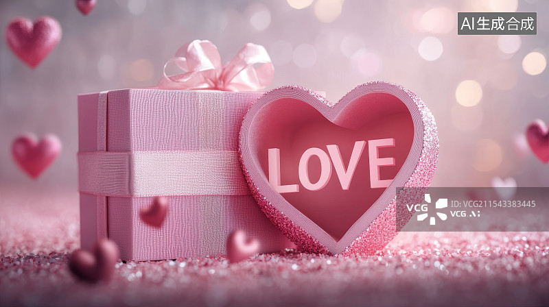 【AI数字艺术】情人节主题，2月14，情人节，我爱你图片素材