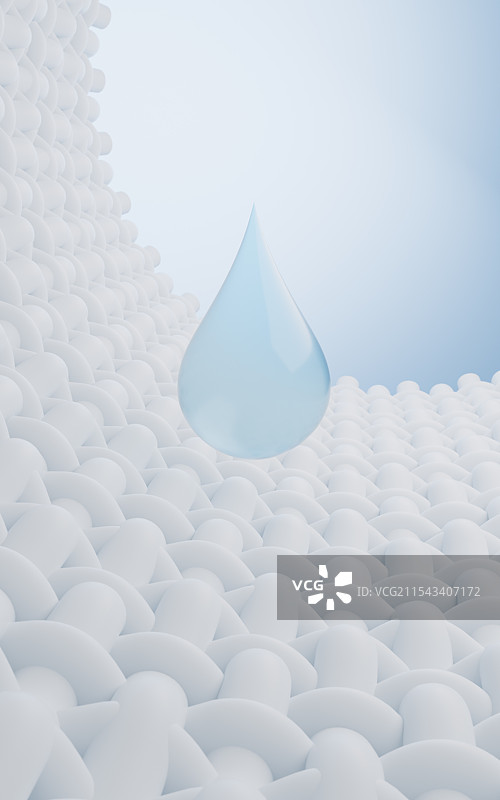 抽象编织物洗护用品渗透背景3D渲染图片素材