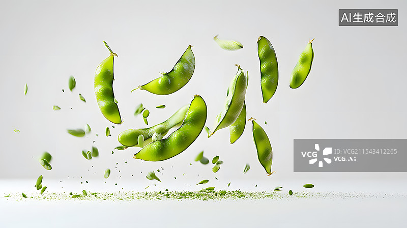 【AI数字艺术】毛豆美食食物图片素材