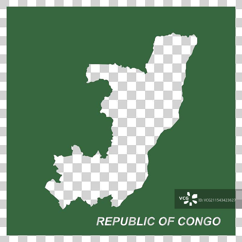刚果共和国地图图标图片素材