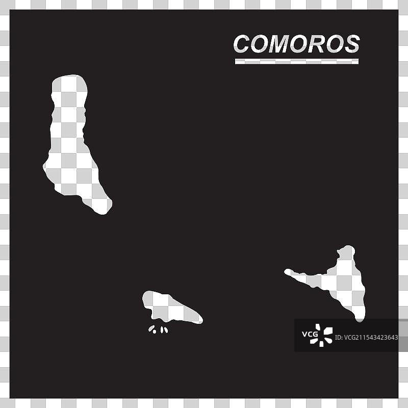 科摩罗地图图标图片素材