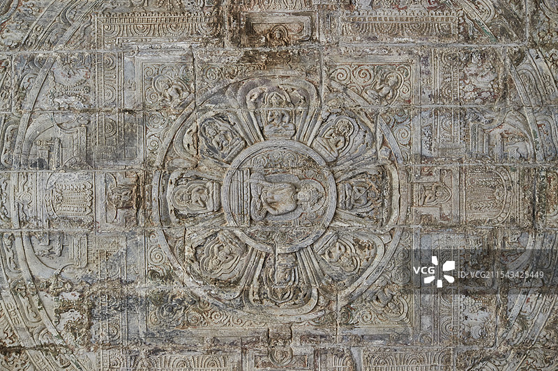 北京居庸关云台石雕石刻佛像图片素材