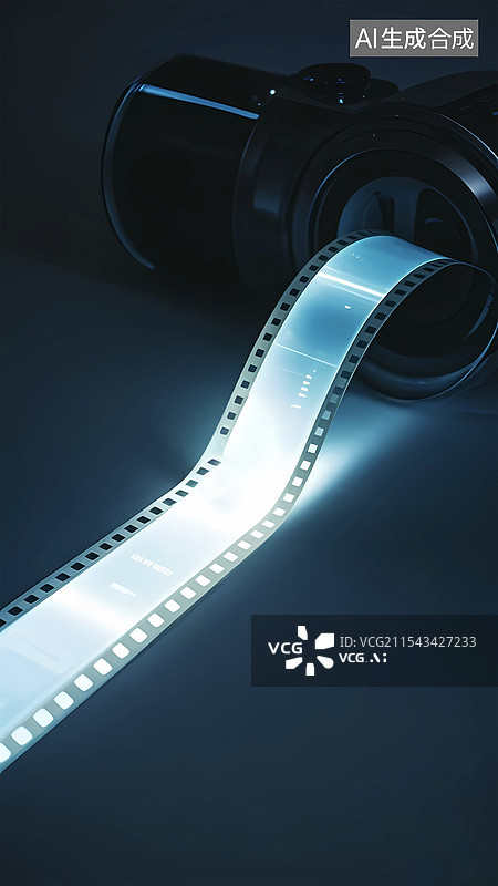 【AI数字艺术】微距摄影胶卷特写图片素材