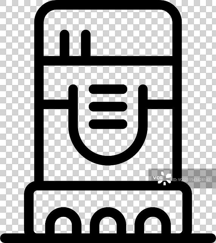 公共交通验证机接受中图片素材