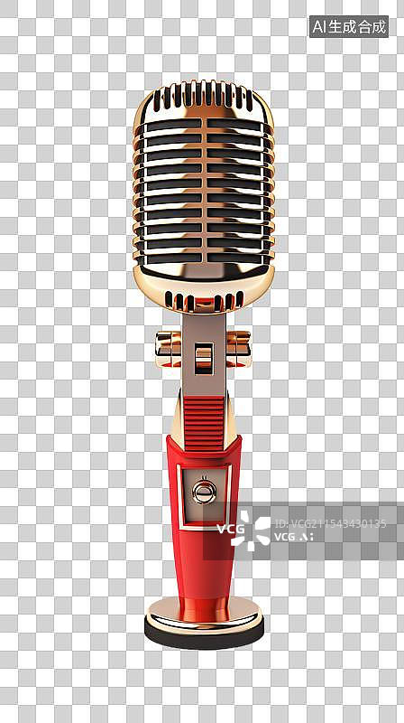 【AI数字艺术】麦克风图片素材