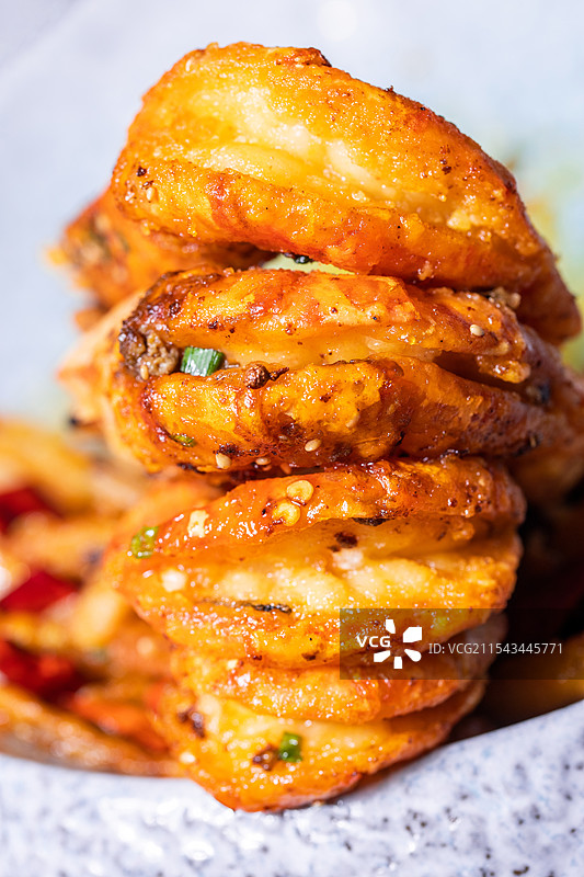 香辣虾深海虾开背虾黑虎虾大虾蛋白质图片素材