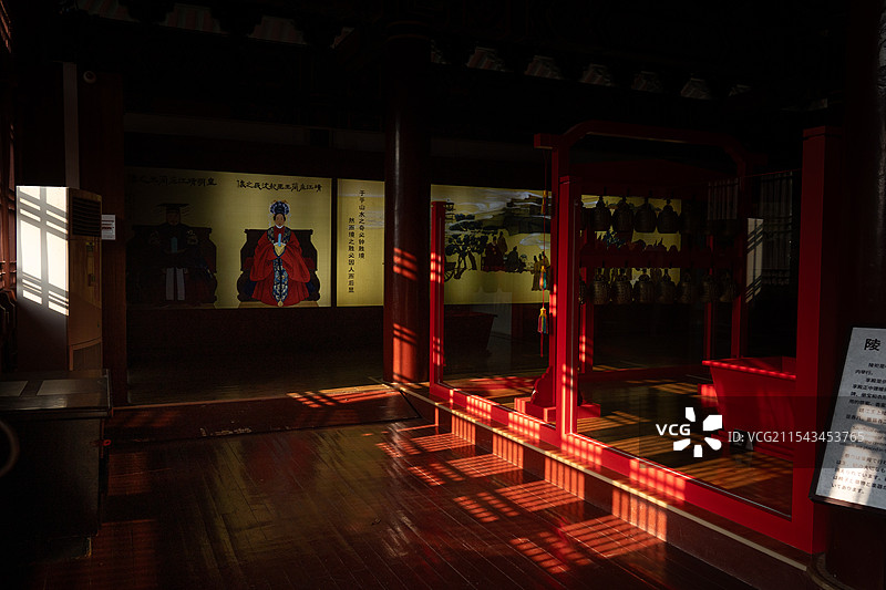 靖江庄简王陵，靖江王陵国家考古遗址公园。图片素材