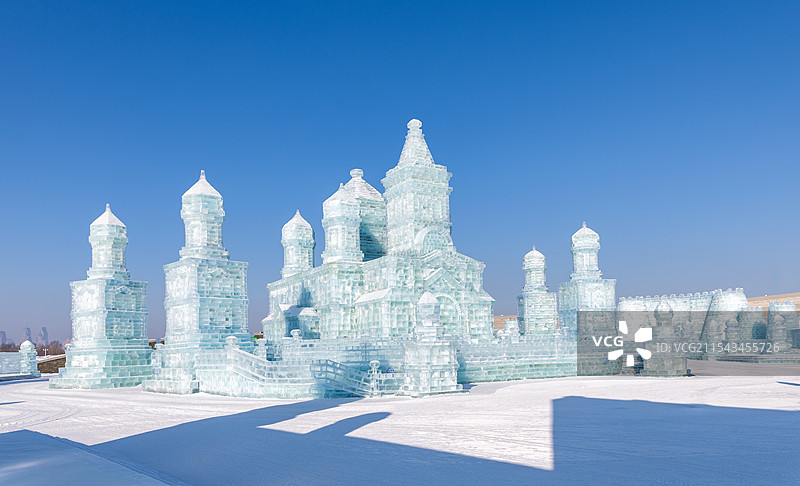 冰雪大世界~亚洲同心~勇士广场【哈萨克斯坦】图片素材