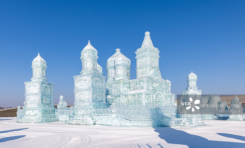 冰雪大世界~亚洲同心~勇士广场【哈萨克斯坦】图片素材