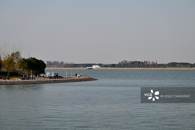淀山湖，上海青浦图片素材