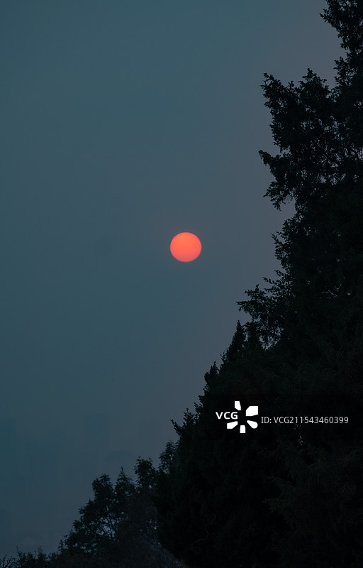 南京中山陵落日图片素材