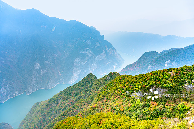 重庆巫山神女景区 神女峰 巫峡图片素材