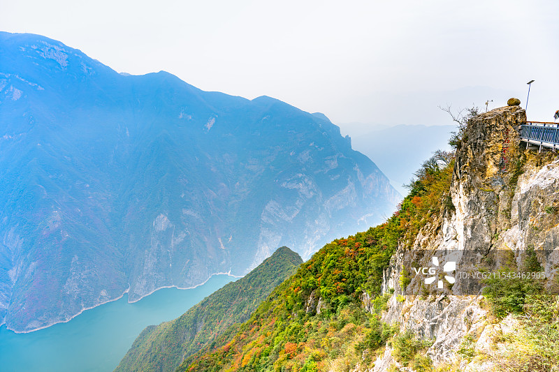 重庆巫山神女景区 神女峰 巫峡图片素材