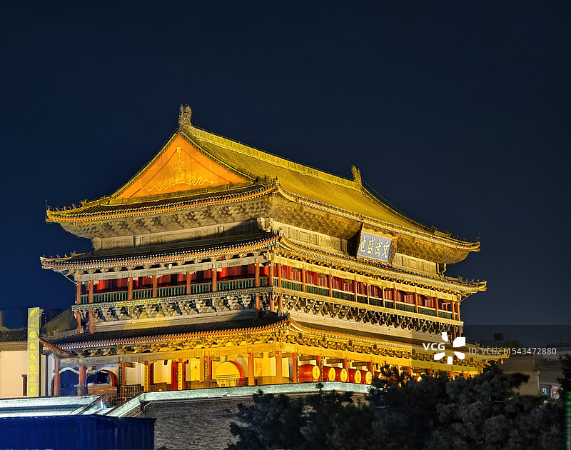 西安鼓楼图片素材