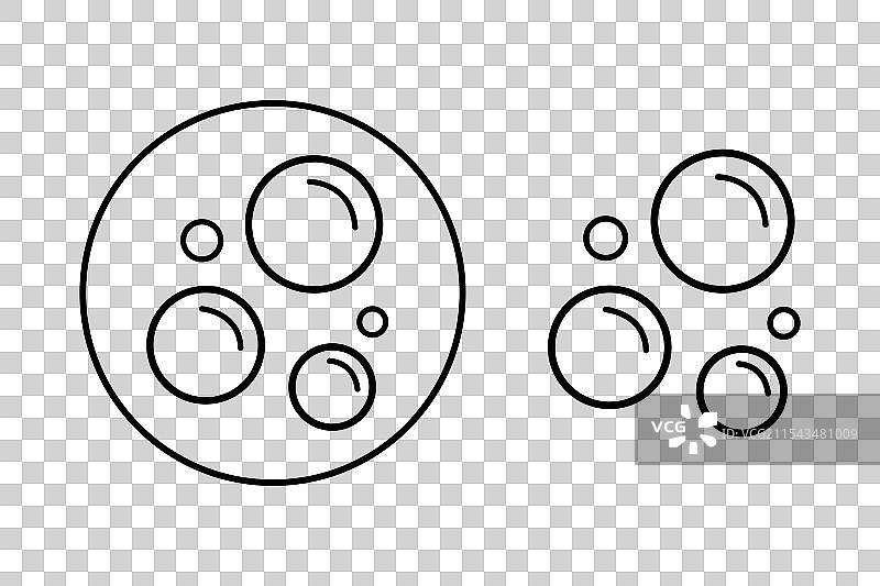 带气泡的信息图标设计图片素材
