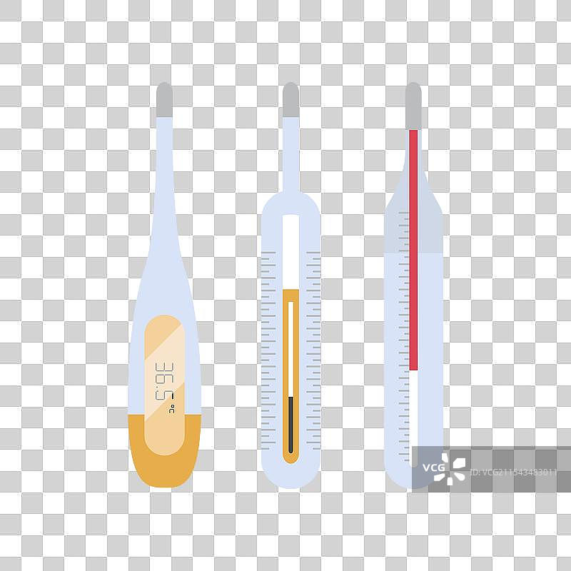 电子现代温度计图片素材