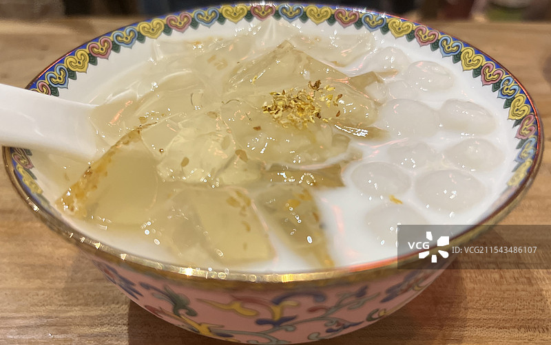 桂花芋圆冰粉图片素材