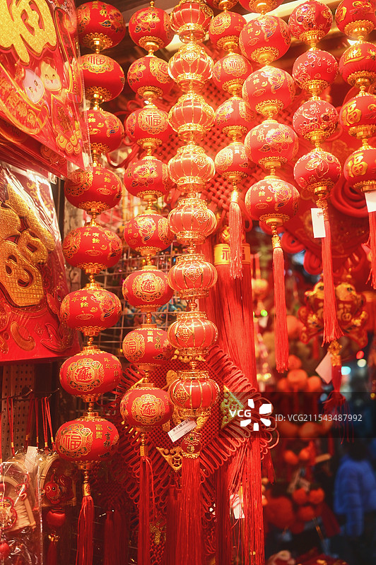 红灯笼挂件图片素材