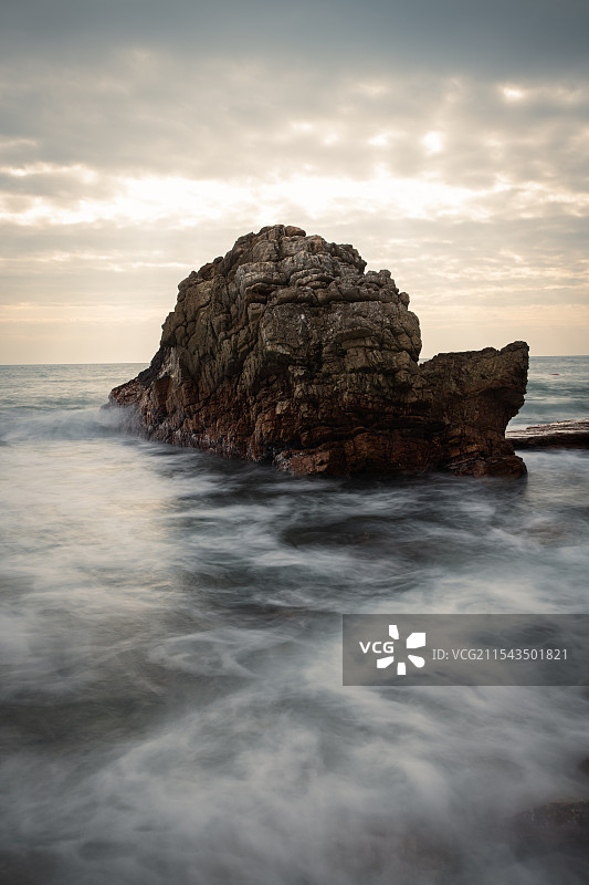 深圳大鹏牛奶排海岸线图片素材